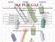 Tablet Screenshot of lepuil-gaz.net